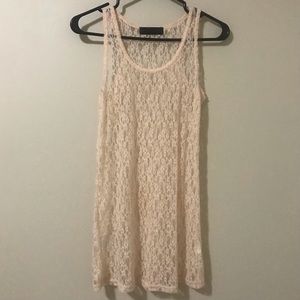 Pink See-Through Tank Top